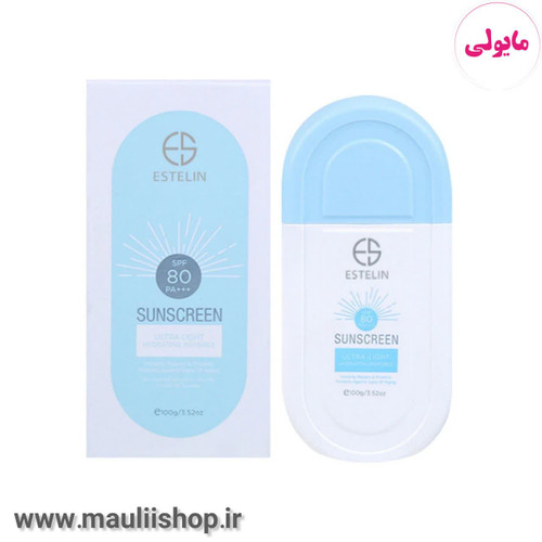 کرم ضدآفتاب بی رنگ استلین SPF 80 حجم صدمیل