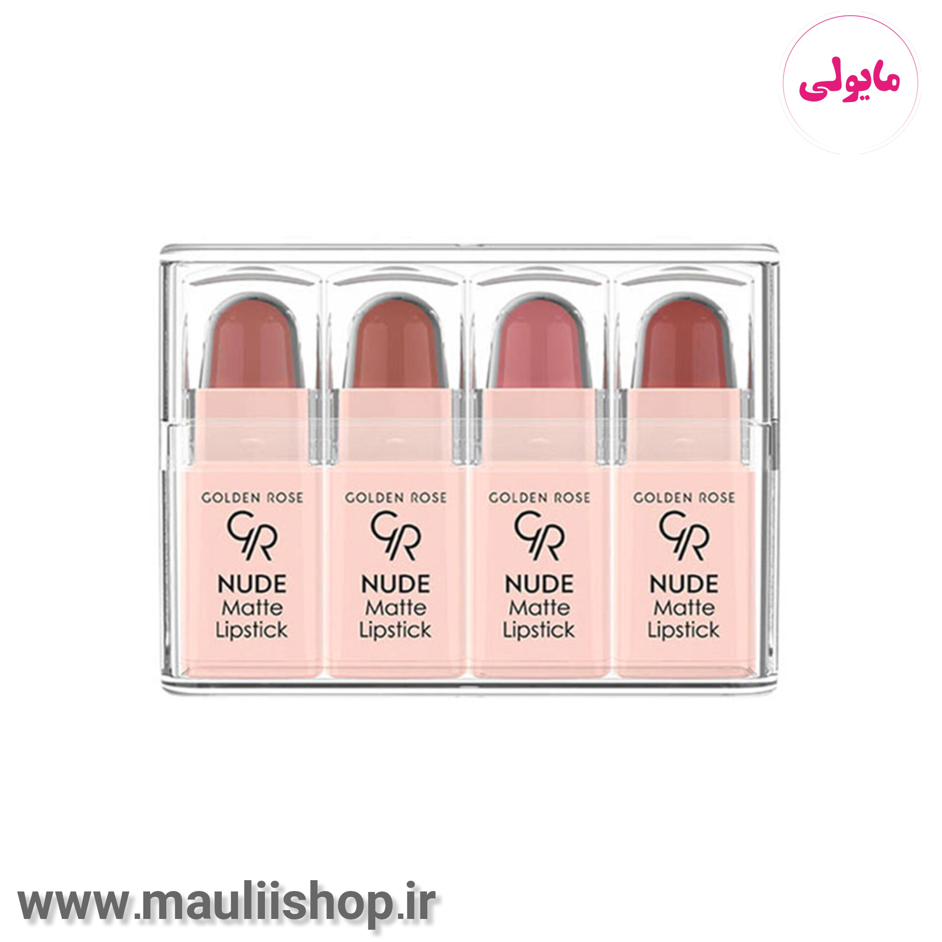 رژلب مینی جامد نود گلدن رز  اصلی