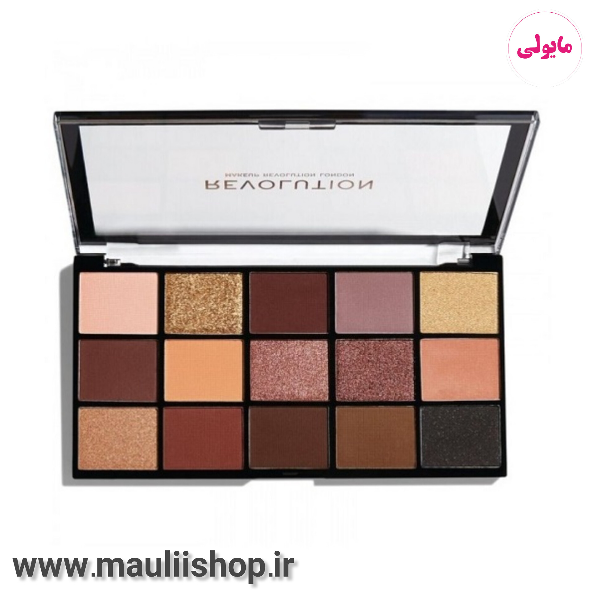 پالت سایه 15 رنگ رولوشن مدل ولوت رز VELVET ROSE اورجینال