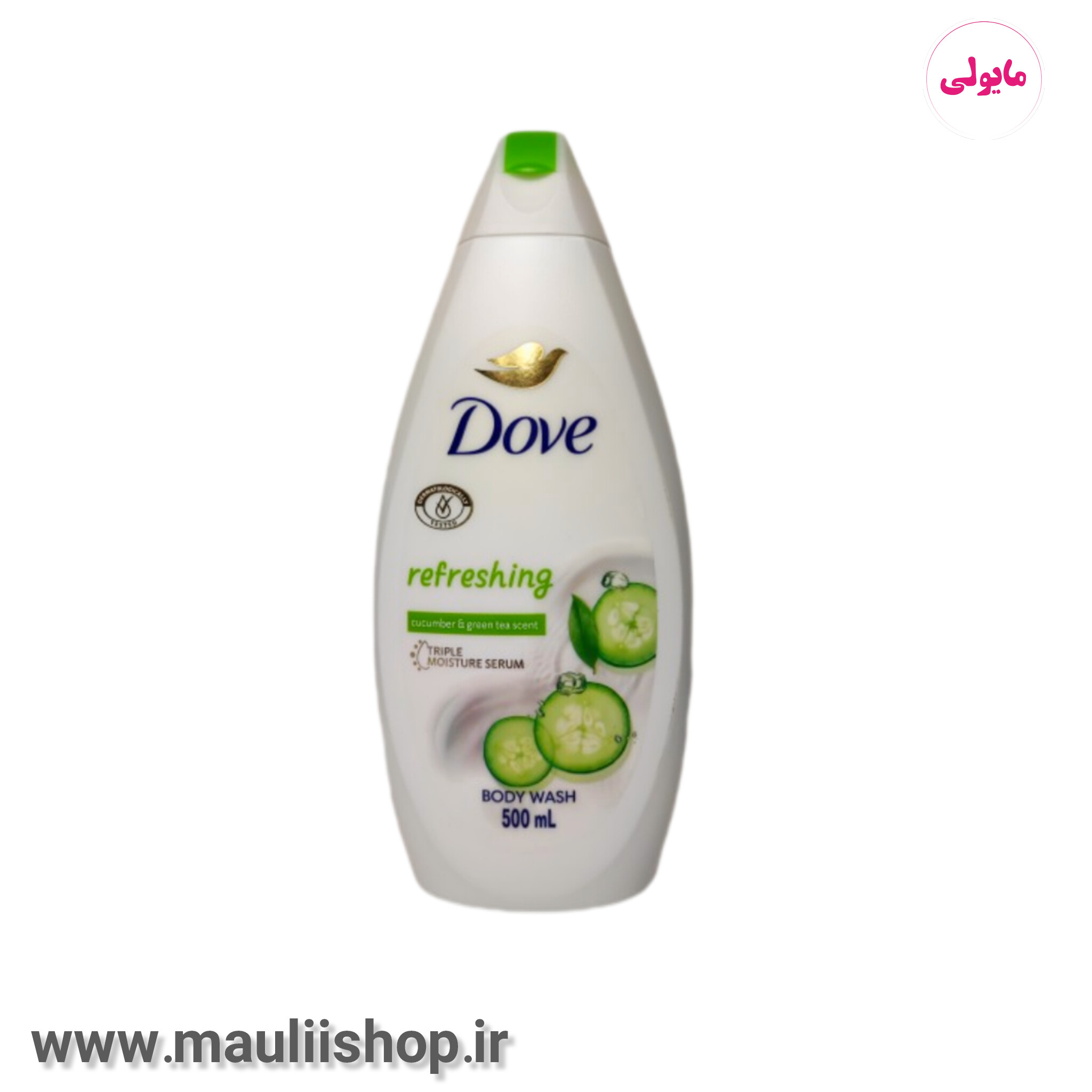 شامپو بدن داو اورجینال عصاره خیار و چای سبز مدل  REFRESHING CUCUMBER & GREEN TEA